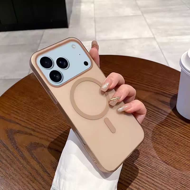 L62278 くすみカラーのマットMagSafe対応iPhoneケース | nanomita