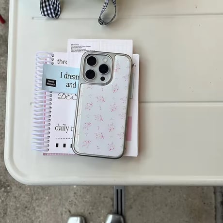 S75212 クラシカルリボン ガーリーiPhoneケース