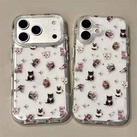 L62377 ペットフレンズ クリアiPhoneケース