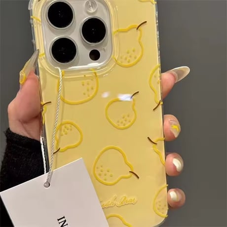 K22790 Koreanゆらゆら洋梨バッグのiPhoneケース