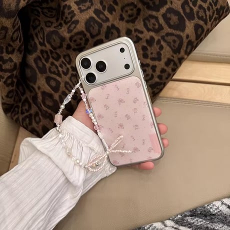 S75314 ローズドット ピンクiPhoneケース