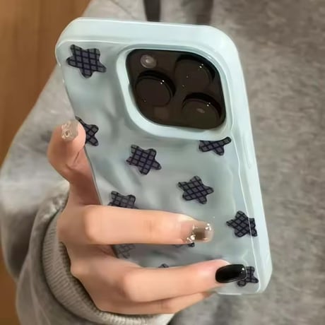 【即納商品】S74943 ワッフルチェック iPhoneケース