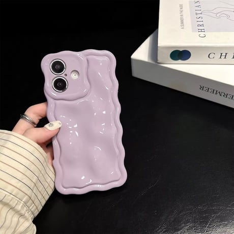 S74325 ぷくぷくウェーブ iPhoneケース