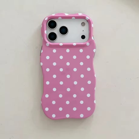 S75461 ゆるウェーブドットiPhoneケース