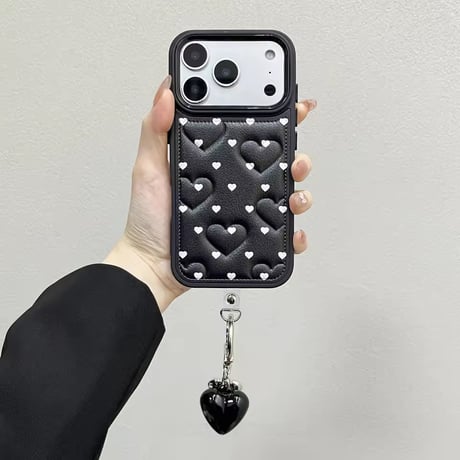 K23041 ハートキルティング ショルダーiPhoneケース