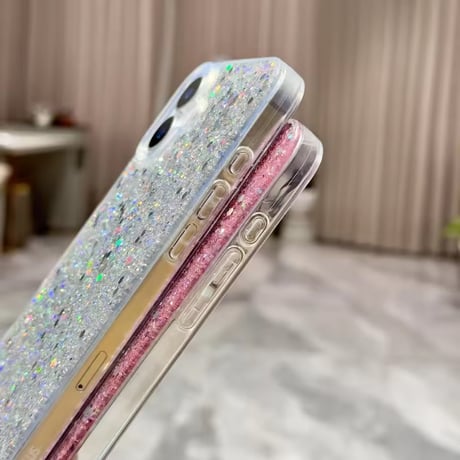 S75433 きらめきグリッター iPhoneケース