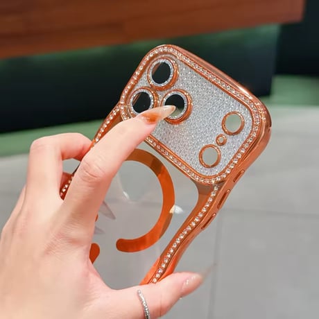 L62422 ジュエルフレーム MagSafe対応iPhoneケース