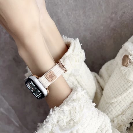 N00156 ファブリックテクスチャー Apple Watchバンド