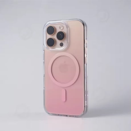 L62327 MagSafe対応 グラデーションクリア iPhoneケース