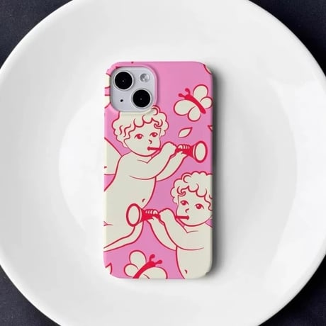 S74724 トランペットエンジェルのiPhoneケース