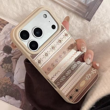 S75626 ボヘミアンライン iPhoneケース