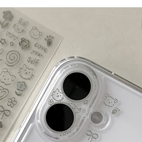 L62209 Natural Camera Deco Set（カメラカバー＆シール2点セット）
