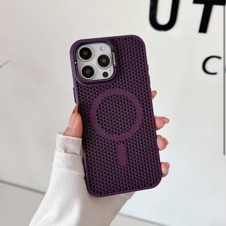 K22766 メッシュカメラスタンド付きiPhoneケース