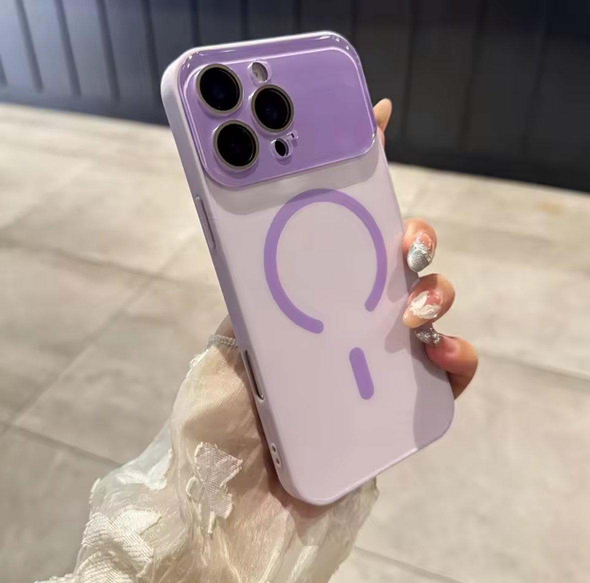 iPhone SE2 クニサン 専用 S74593 ツートンカラー MagSafe対応 iPhoneケース | nanomita