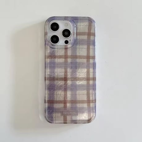 S75241 ウォームチェック ニュアンスiPhoneケース