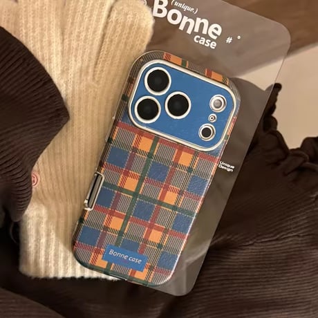 S75402 クラシックチェック iPhoneケース