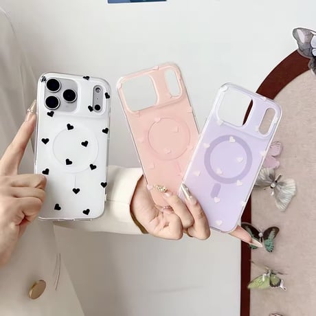S75108 Mini Heart MagSafe iPhoneケース