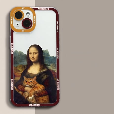 L61862  ART MIX クリアiPhoneケース