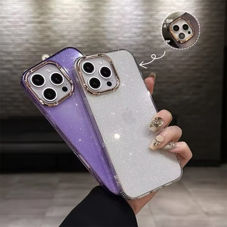 L62113 スターダストグリッターiPhoneケース