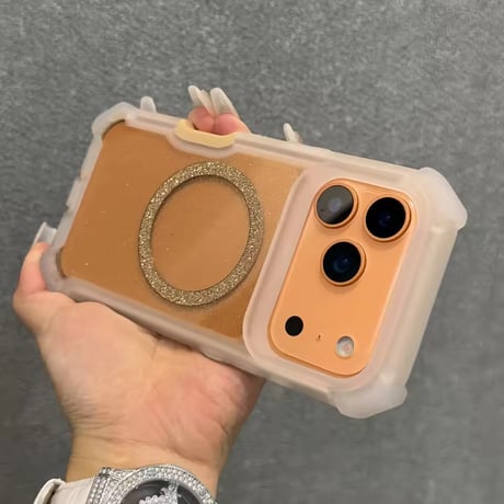 S74993 グリッターリングガード iPhoneケース