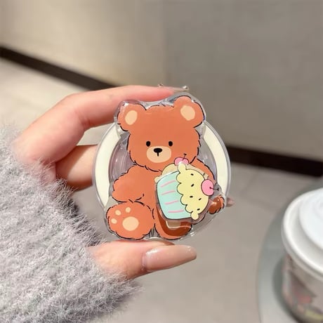 K22670 MagSafe対応 くまちゃんスイーツのiPhoneケース