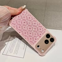 S75703 ラグジュアリーキルティングiPhoneケース