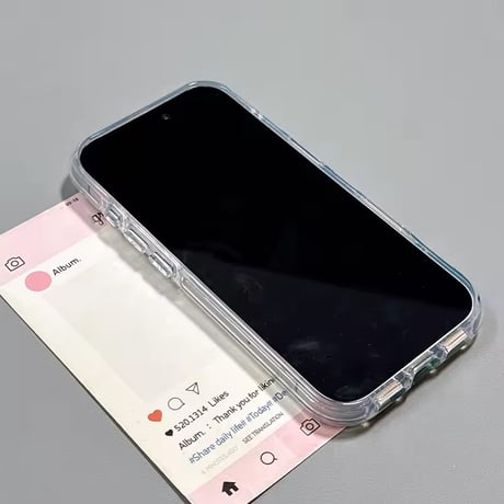 S75554 ミントベアとスターのきらめきiPhoneケース