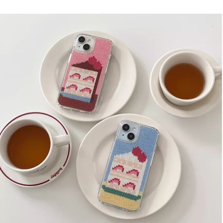 S74558 ニットケーキのiPhoneケース