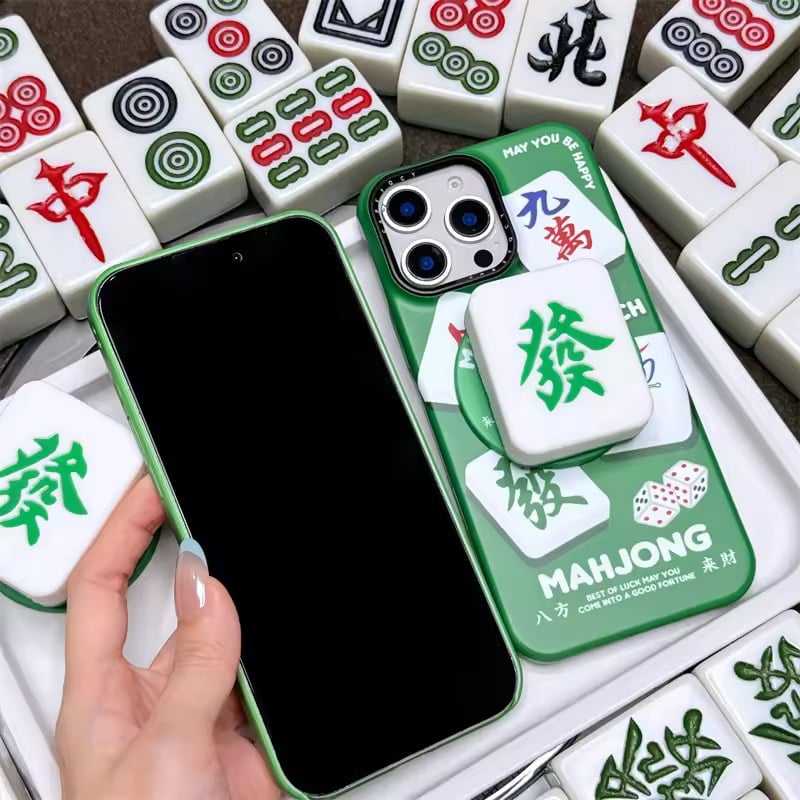 K22931 麻雀グリップ付き iPhoneケース | nanomita