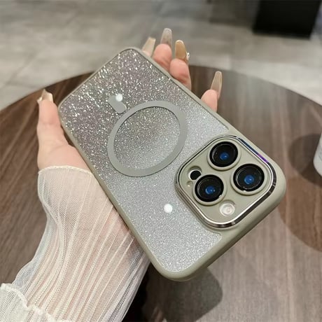S74960 グリッターシャイン MagSafe対応 iPhoneケース