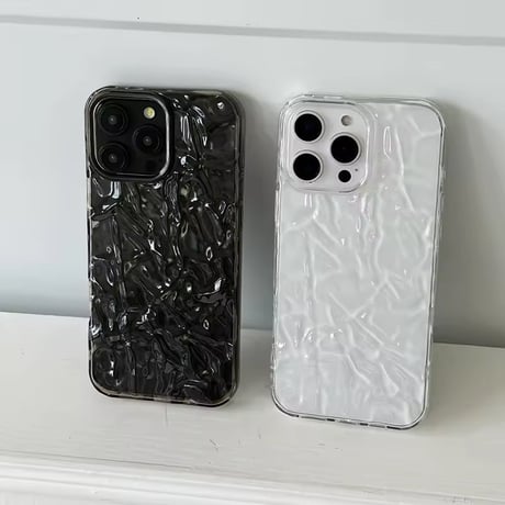 【即納商品】L62280 ニュアンスウェーブクリアiPhoneケース