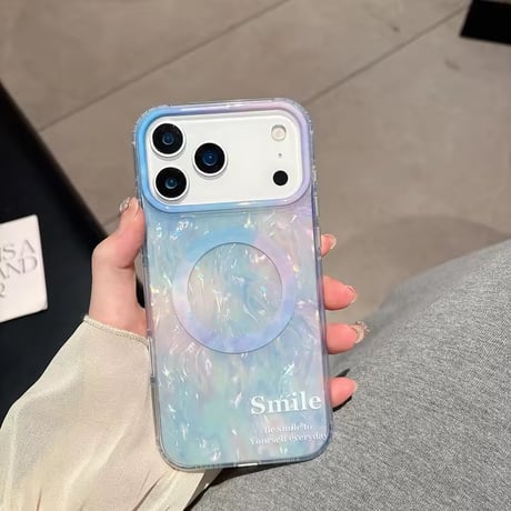 S75075 オーロラシェル MagSafe対応 iPhoneケース