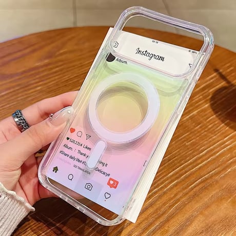 L62291  MagRainbow グラデーションiPhoneケース（MagSafe対応）