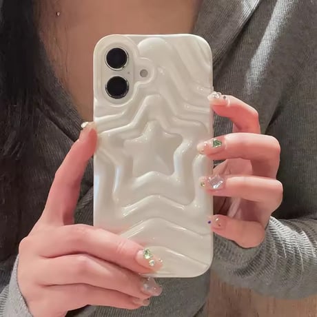 S74697 スターエンボス iPhoneケース