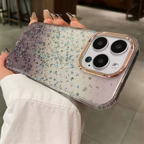 L62122 スパークルグラデーション iPhoneケース