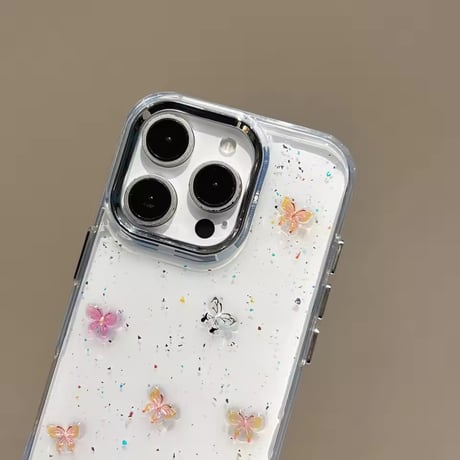【即納商品】K3041 きらめきミニバタフライ iPhoneケース