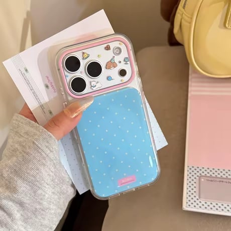 S75689 わんにゃんドットiPhoneケース