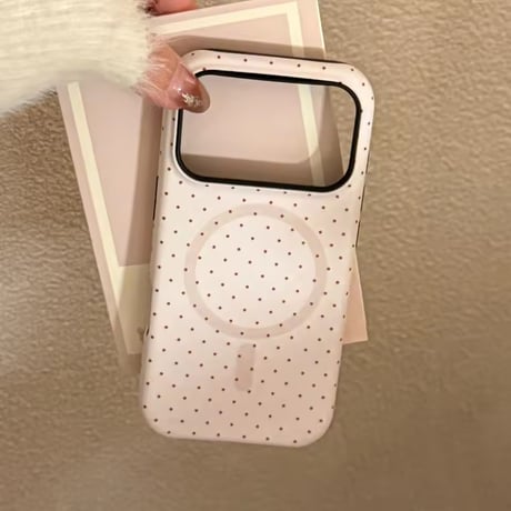 K23155 ドットリボンハートリングiPhoneケース
