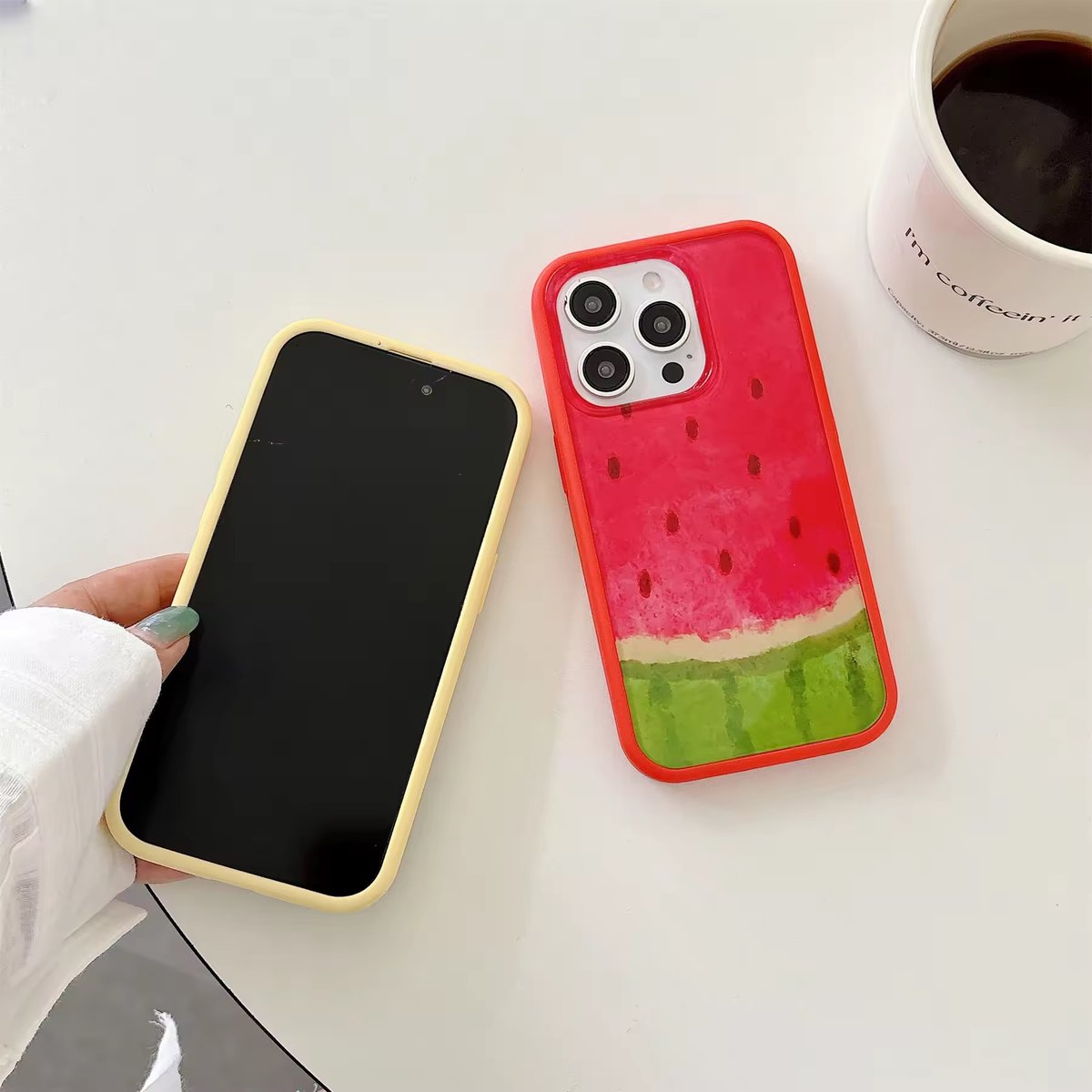 S74738 すいかのジューシーiPhoneケース | nanomita