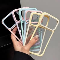 L62482 パステルバイカラークリアiPhoneケース
