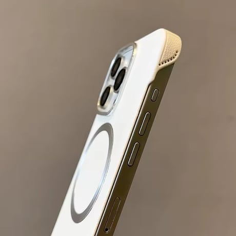 S74468 MagSafe対応マグリングレザータッチiPhoneケース