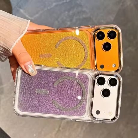 S75570 キラめきリングデザイン MagSafe対応 iPhoneケース