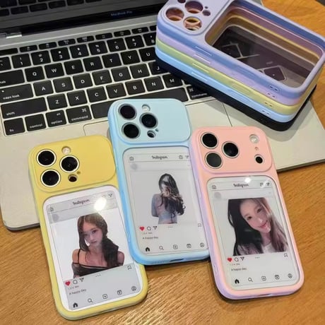 L62471 はさめる推しフォトiPhoneケース