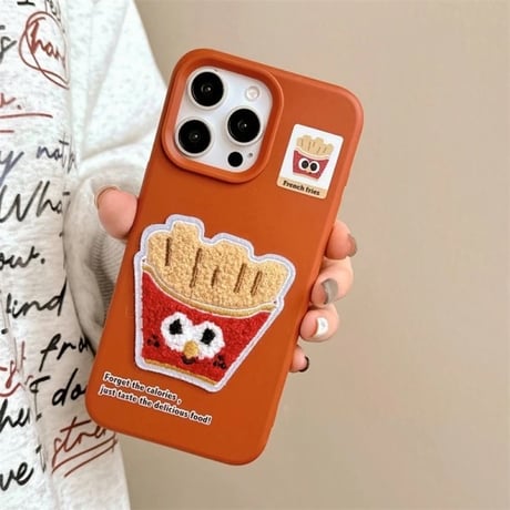 S74469 ふわもこスナックiPhoneケース