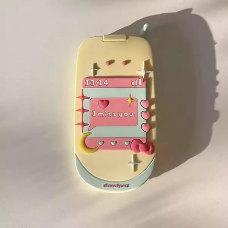 S74750 I miss you.レトロポップiPhoneケース