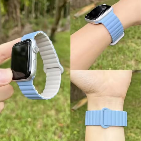 N00125 ツートンマグネットループ Apple Watchバンド