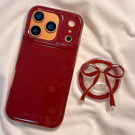 K22998 リボングリップ付き MagSafe対応 iPhoneケース