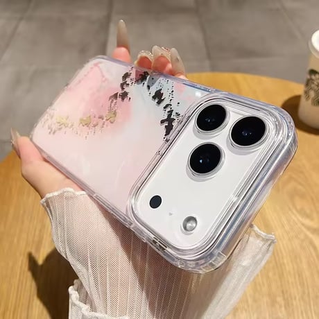 S75180 インクマーブルアートiPhoneケース