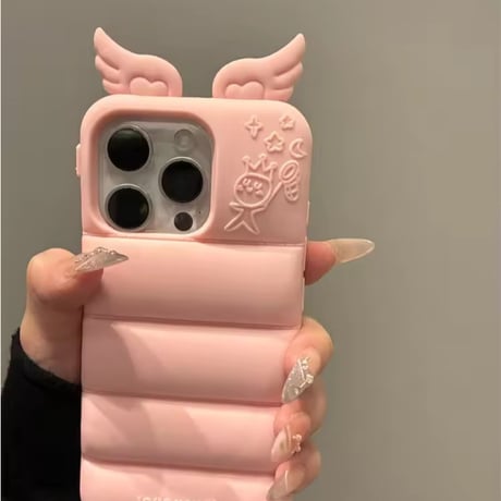 S74699 Angel Wing Puffy iPhoneCase