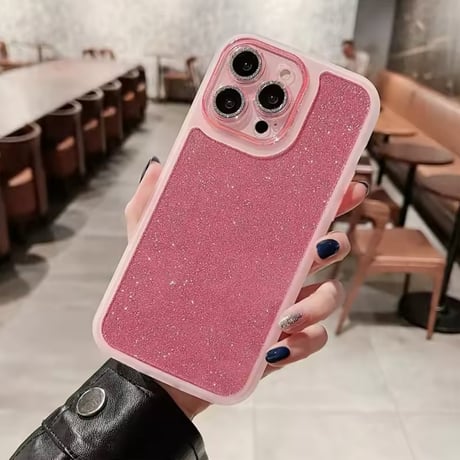 S74151 カラフルグリッター iPhoneケース